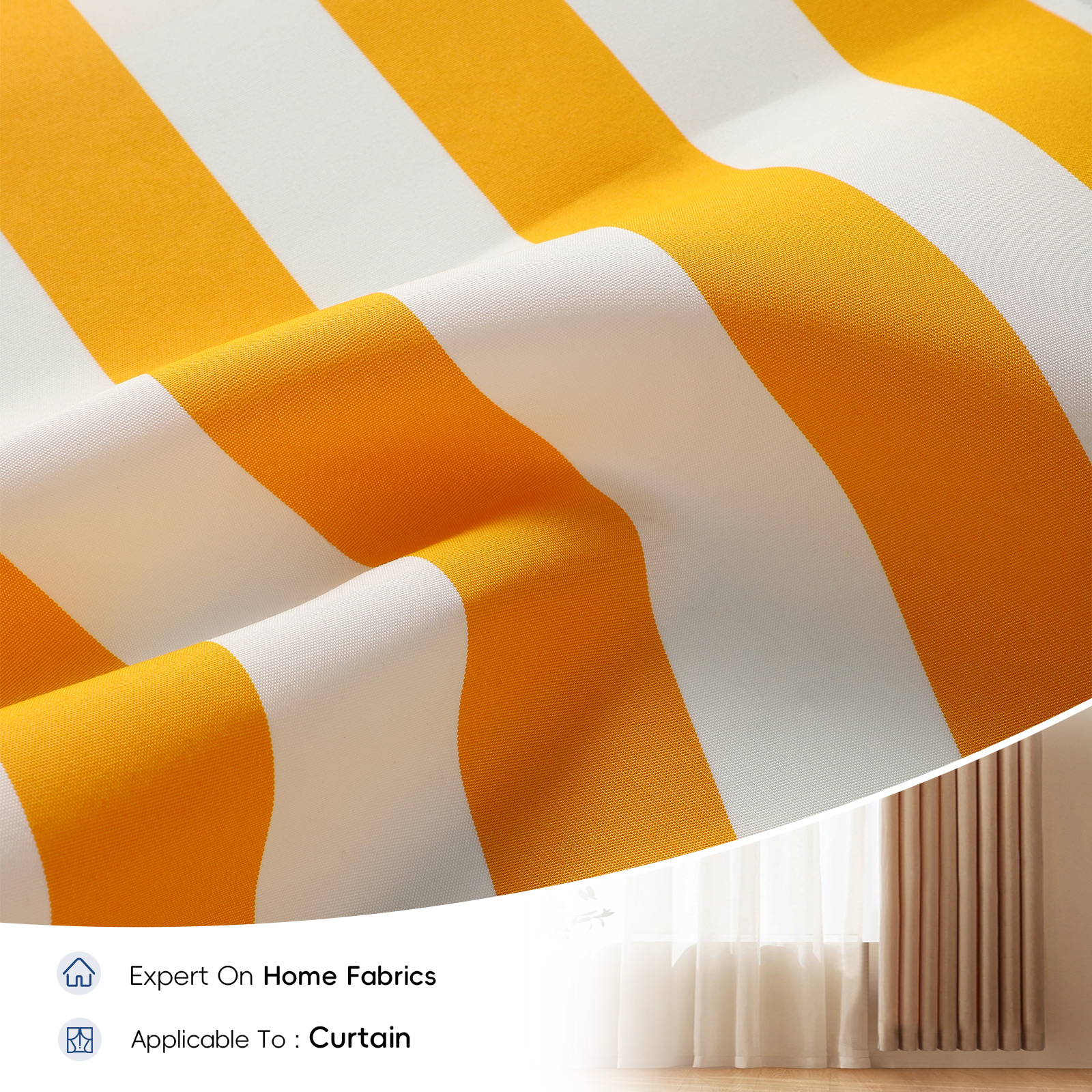 450D PU Polyester Oxford Curtain Fabric Stripe